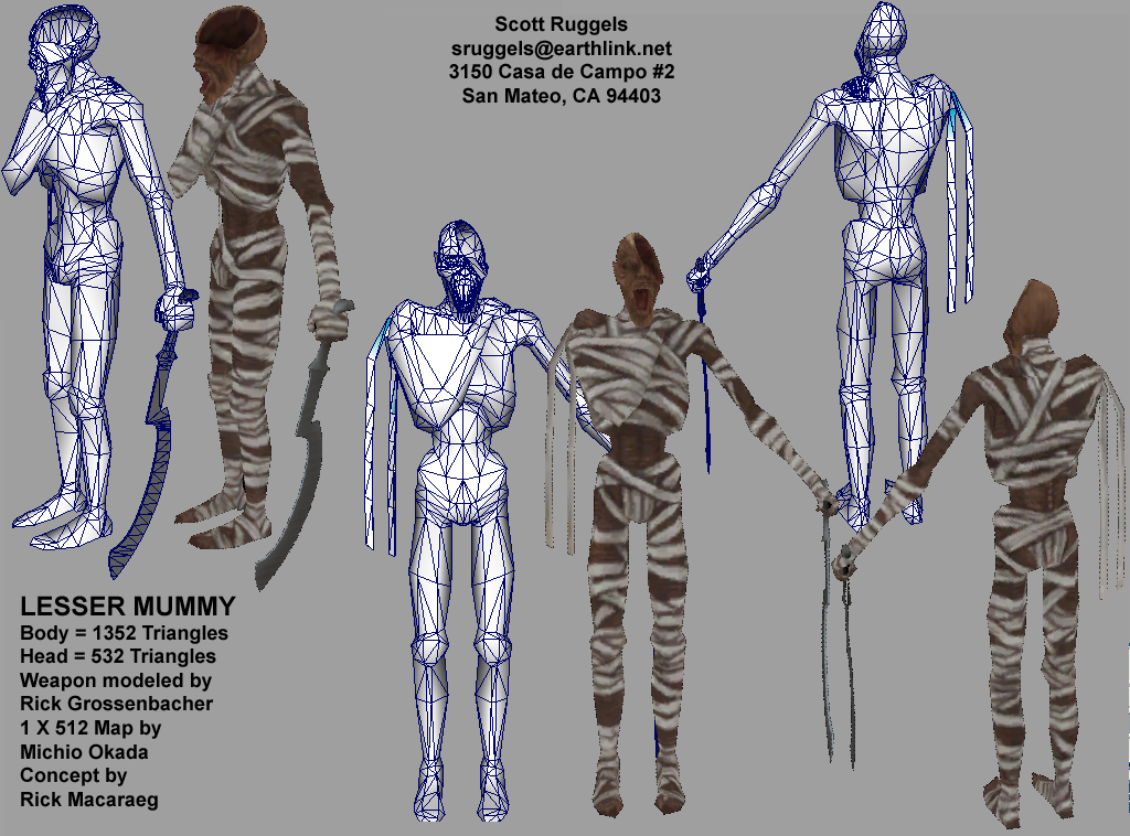 Scott Ruggels Models in Maya